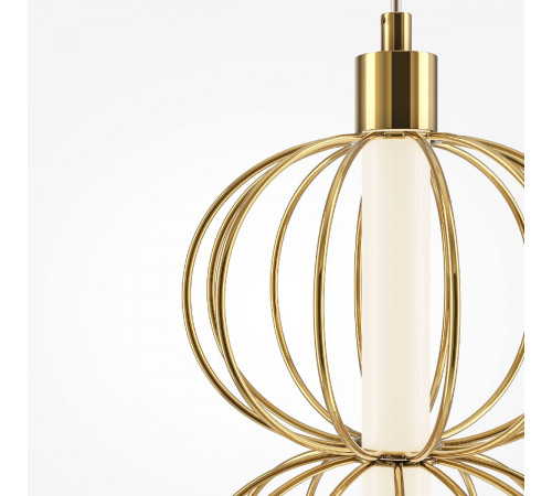 Подвесной светильник Maytoni Golden Cage MOD216PL-L10G3K Подвесной светильник Maytoni Golden Cage MOD216PL-L10G3K