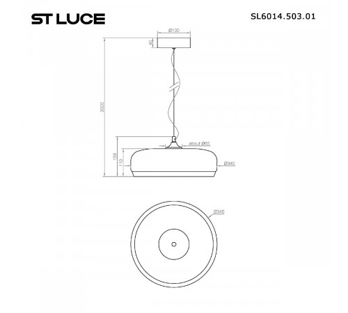 Подвесной светильник ST Luce Ripple SL6014.503.01 Подвесной светильник ST Luce Ripple SL6014.503.01