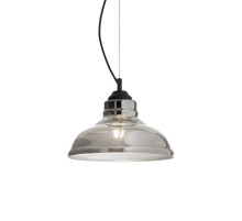 Подвесной светильник Ideal Lux Bistro SP1 PLate Fume 112343