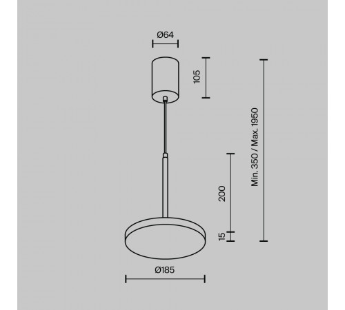 Подвесной светильник Maytoni Plato P076PL-L12W3K-BS Подвесной светильник Maytoni Plato P076PL-L12W3K-BS