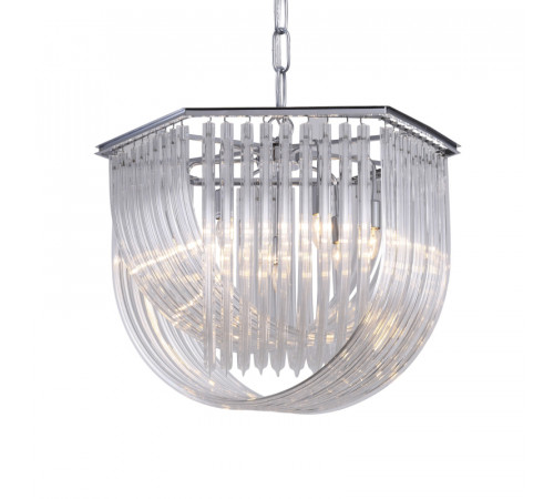 Подвесной светильник Delight Collection Murano Glass KR0116P-7L/A chrome Подвесной светильник Delight Collection Murano Glass KR0116P-7L/A chrome