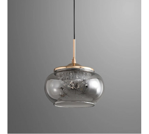 Подвесной светильник Delight Collection MT9128-1H gold/smoke Подвесной светильник Delight Collection MT9128-1H gold/smoke