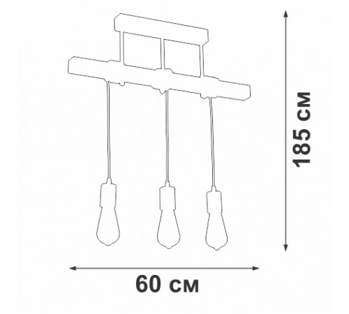 Подвесной светильник Vitaluce V2860-1/3PL Подвесной светильник Vitaluce V2860-1/3PL