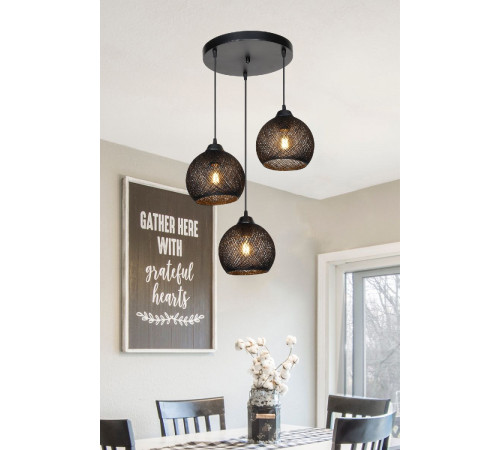 Подвесной светильник Toplight Lizbeth TL1612R-03BK Подвесной светильник Toplight Lizbeth TL1612R-03BK