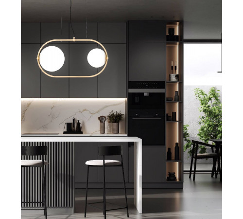 Подвесной светильник Lumina Deco Panari LDP 1210-2 BK Подвесной светильник Lumina Deco Panari LDP 1210-2 BK