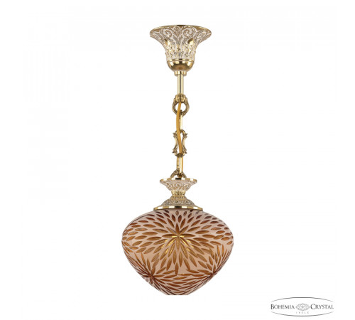 Подвесной светильник Bohemia Ivele Crystal 7003P/18 GW Amber-White/H-1A