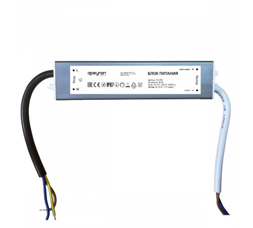 Блок питания Apeyron 25Вт DC24В 1А IP67 03-166