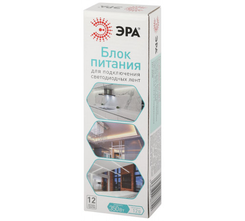 Блок питания Эра 350Вт DC12В 30A IP20 LP-LED-350W-IP20-12V-S Б0061128 Блок питания Эра 350Вт DC12В 30A IP20 LP-LED-350W-IP20-12V-S Б0061128