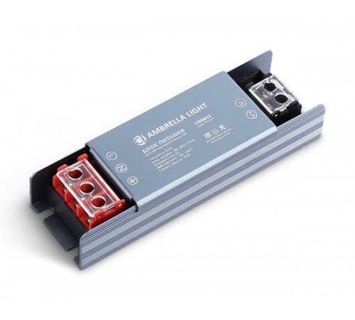 Блок питания Ambrella Light LED Driver 12V 60Вт AC185-260 5A IP20 GS8802 Блок питания Ambrella Light LED Driver 12V 60Вт AC185-260 5A IP20 GS8802