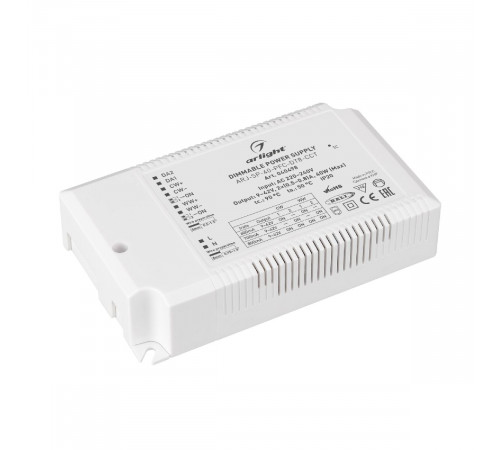 Блок питания Arlight ARJ-SP-40-PFC-DT8-ССT (40W, 9-42V, 0.5-0.8А) 040498 Блок питания Arlight ARJ-SP-40-PFC-DT8-ССT (40W, 9-42V, 0.5-0.8А) 040498