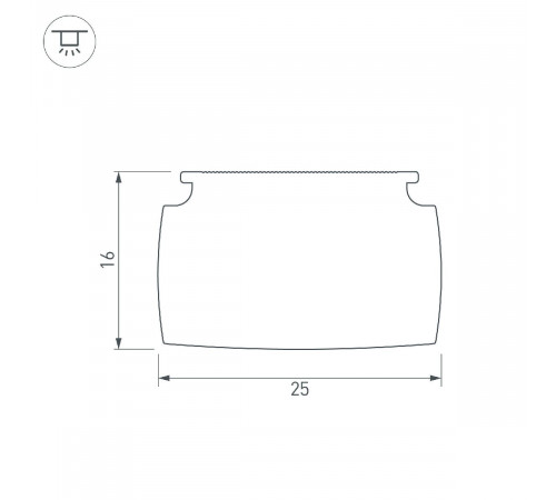 Экран Arlight SL-LINE-W20-145deg-2400 BLOCK FROST-PM 041797 Экран Arlight SL-LINE-W20-145deg-2400 BLOCK FROST-PM 041797