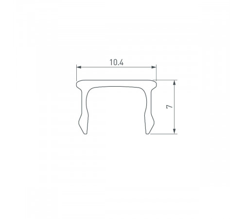 Экран Arlight ARH-PLINTUS-FANTOM-3000 Opal 043128