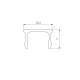 Экран Arlight ARH-PLINTUS-FANTOM-3000 Opal 043128