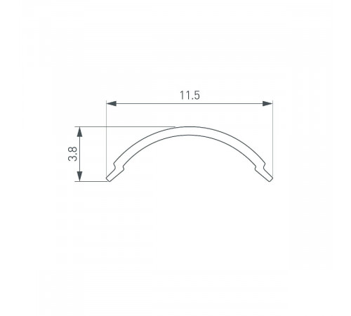 Экран Arlight SL-KANT-H10 ROUND OPAL 049167 Экран Arlight SL-KANT-H10 ROUND OPAL 049167