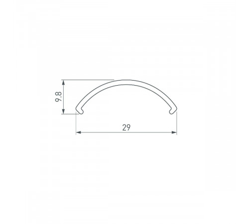 Экран Arlight ROUND-D36-360-2500 OPAL 050532 Экран Arlight ROUND-D36-360-2500 OPAL 050532