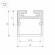 Экран Arlight SL-LINE-2011-2000 Square OPAL 019258