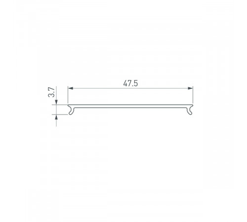 Экран Arlight STRETCH-S-50-CEIL-CENTER-10m OPAL BLACK 050168