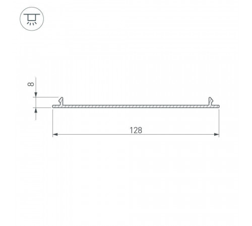 Экран Arlight TOP-LINIA140-С-2000 ANOD 016985 Экран Arlight TOP-LINIA140-С-2000 ANOD 016985