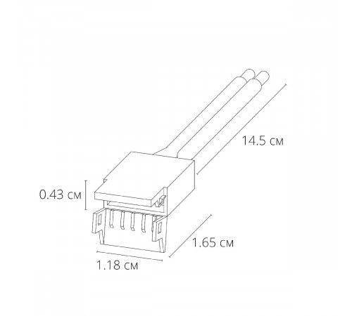 Коннектор для ввода питания Arte Lamp Strip-accessories A30-10-1CCT Коннектор для ввода питания Arte Lamp Strip-accessories A30-10-1CCT