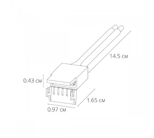 Коннектор для ввода питания Arte Lamp Strip-accessories A30-08-1CCT Коннектор для ввода питания Arte Lamp Strip-accessories A30-08-1CCT