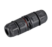 Коннектор прямой Arlight NEO-CON-I-2pin-BK (3-7mm, IP67) 024936