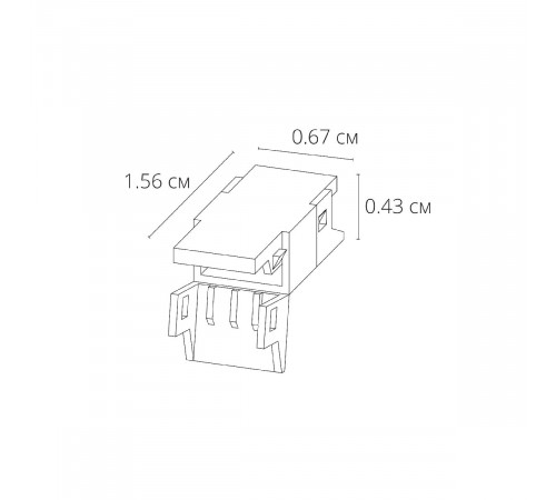 Коннектор токопроводящий Arte Lamp Strip-accessories A32-05-1CCT Коннектор токопроводящий Arte Lamp Strip-accessories A32-05-1CCT