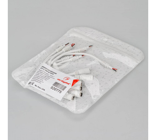 Коннектор питания Arlight J5.5-2.1mm-M-10cm 020775