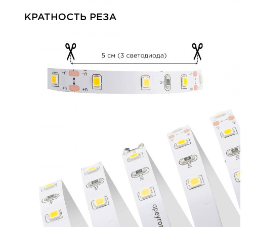 Комплект светодиодной ленты Apeyron 12В 4.8Вт/м smd 3528 60 д/м IP20 2,5м 3000K (блок, коннектор) 10-08 Комплект светодиодной ленты Apeyron 12В 4.8Вт/м smd 3528 60 д/м IP20 2,5м 3000K (блок, коннектор) 10-08
