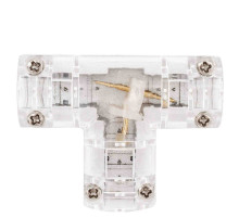 Коннектор Apeyron NO DARK для Т-образного соединения одноцветного светодиодного неона мини 10-81/82/83/84/85 09-24