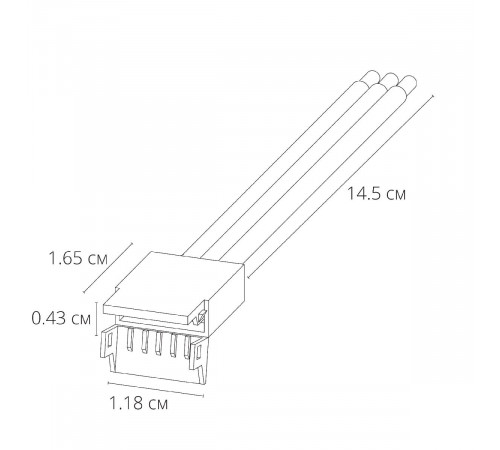Коннектор для ввода питания Arte Lamp Strip-accessories A30-12-RGBW Коннектор для ввода питания Arte Lamp Strip-accessories A30-12-RGBW