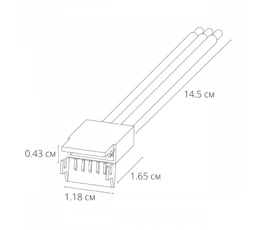 Коннектор для ввода питания Arte Lamp Strip-accessories A30-10-MIX Коннектор для ввода питания Arte Lamp Strip-accessories A30-10-MIX