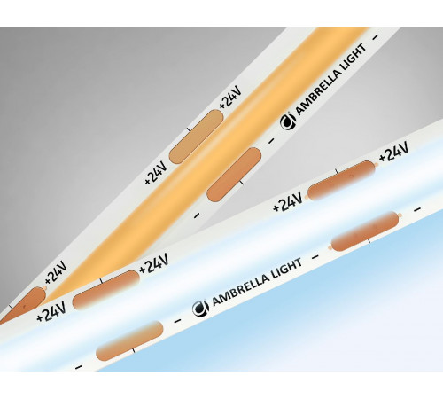 Светодиодная лента Ambrella Light LED Strip 24В COB 12Вт/м 6500K 5м IP20 GS4703 Светодиодная лента Ambrella Light LED Strip 24В COB 12Вт/м 6500K 5м IP20 GS4703