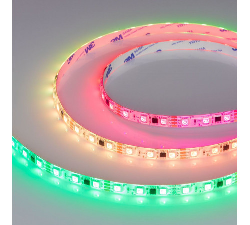 Светодиодная герметичная лента Arlight SPI-SE-B60-10mm 12V RGB-PX3-BPT (12 W/m, IP65, 5060, 5m) 039597