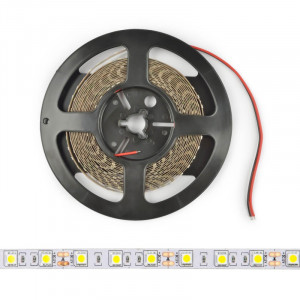 Светодиодная лента (UL-00004368) Uniel 7,2W/m 30LED/m 5050SMD холодный белый 5M ULS-M22-5050-30LED/m-10mm-IP20-DC12V-7,2W/m-5M-6500K PROFI