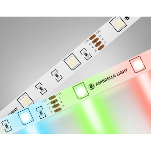 Светодиодная лента Ambrella Light LED Strip 12В 5050 7,2Вт/м RGB 5м IP20 GS2201