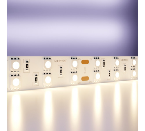 Светодиодная лента Maytoni Led Strip 24В 5050 28,8Вт/м 3000K 5м IP20 20034 Светодиодная лента Maytoni Led Strip 24В 5050 28,8Вт/м 3000K 5м IP20 20034