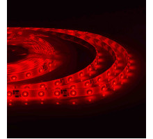Светодиодная лента Apeyron 12В СТ 4,8Вт/м smd3528, 60д/м IP65 5м красная 00-04