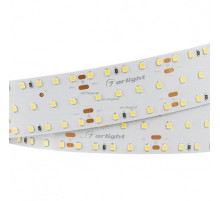 Светодиодная лента Arlight S2-2500 24V Warm 3000K 34mm (2835, 280 LED/m, LUX) 021202