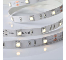 Светодиодная лента Uniel ULS-M22-5050-30LED/m-10mm-IP20-DC12V-7,2W/m-5M-3000K PROFI катушка в герметичной упаковке