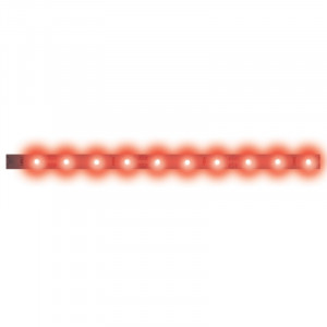 Светодиодная лента Uniel ULS-N21-2835-120LED/m-8mm-IP67-220V-8W/m-50M-RED бобина