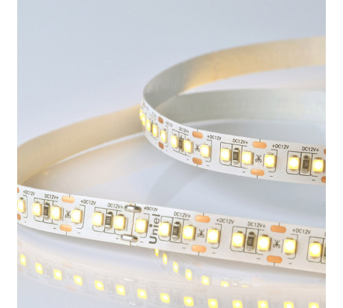 Светодиодная лента Uniel ULS-M14-2835-168LED/m-10mm-IP20-DC12V-14W/m-5M-3000K PROFI катушка в герметичной упаковке Светодиодная лента Uniel ULS-M14-2835-168LED/m-10mm-IP20-DC12V-14W/m-5M-3000K PROFI катушка в герметичной упаковке