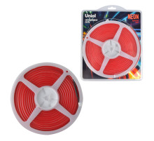 Светодиодная лента Uniel ULS-N01-2835-120LED/m-6mm-IP67-DC12V-9W/m-5M-RED блистер