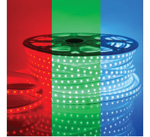 Светодиодная лента Apeyron 220В СТ 10Вт/м smd5050 60д/м IP65 50м RGB 10-64