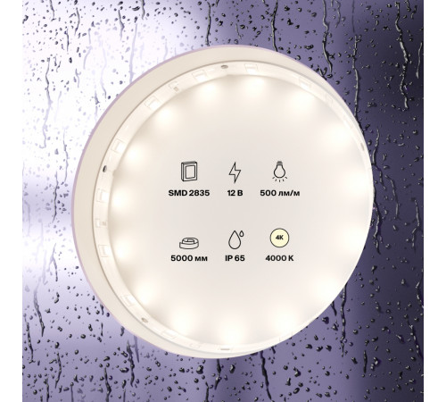 Светодиодная лента Maytoni Technical 12В 2835 4,8Вт/м 4000K IP65 10106 Светодиодная лента Maytoni Technical 12В 2835 4,8Вт/м 4000K IP65 10106