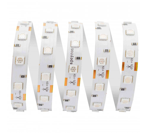 Светодиодная лента Apeyron 12В СТ 14,4Вт/м smd5050 60д/м IP20 5м красная 00-48 Светодиодная лента Apeyron 12В СТ 14,4Вт/м smd5050 60д/м IP20 5м красная 00-48