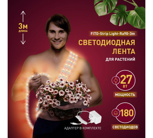 Светодиодная лента Эра FITO-Strip Light-Rа90-3m Б0059881 Светодиодная лента Эра FITO-Strip Light-Rа90-3m Б0059881