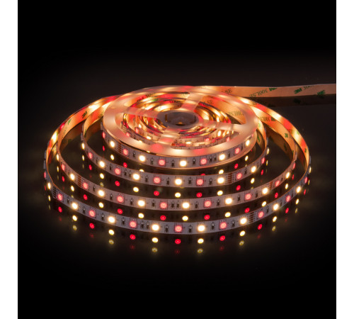 Светодиодная лента Elektrostandard 24V 14,4W 60Led 5050+5050 IP20 MIX RGB/теплый белый, 5м 4690389172250 Светодиодная лента Elektrostandard 24V 14,4W 60Led 5050+5050 IP20 MIX RGB/теплый белый, 5м 4690389172250