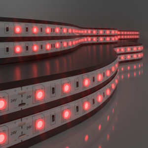 Светодиодная лента Elektrostandard 24V 14,4W 60Led 5050 IP65 красный, 5м 4690389167775