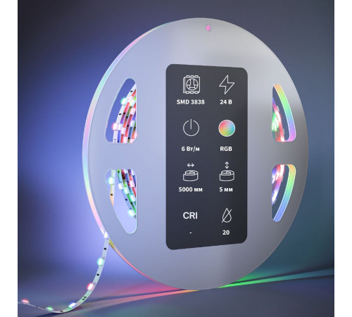 Светодиодная лента Maytoni Led Strip 24В 3838 6Вт/м RGBW 5м IP20 201129 Светодиодная лента Maytoni Led Strip 24В 3838 6Вт/м RGBW 5м IP20 201129