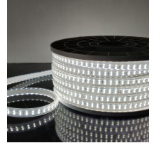 Светодиодная лента Elektrostandard 220V 18W 180Led 2835 IP65, холодный белый, 50 м, двухрядная 4690389170041